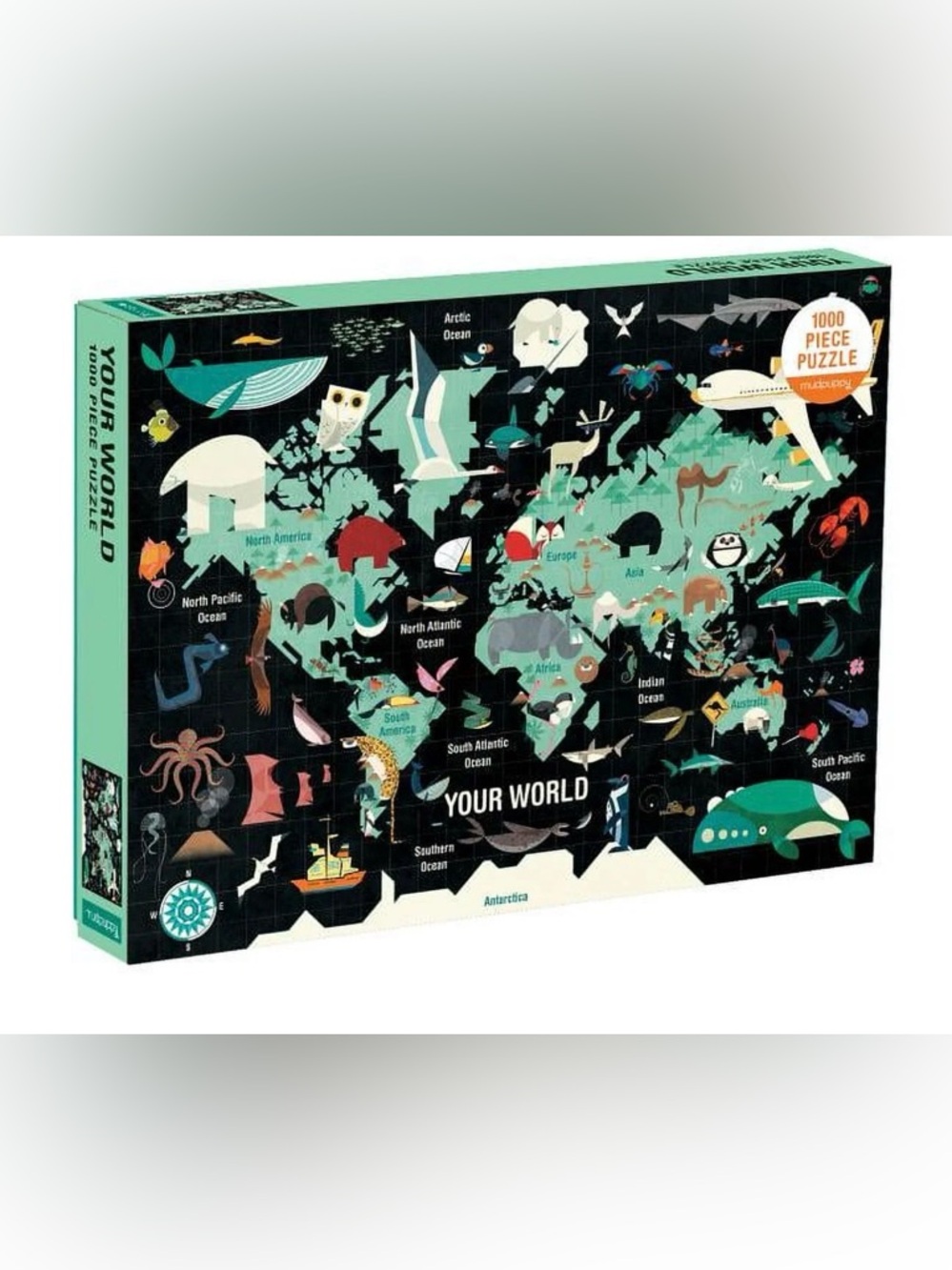 Mudpuppy - Your World - 1000 Piece Family Jigsaw Puzzle